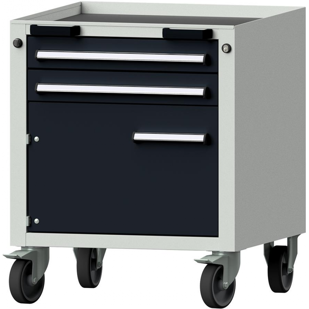 Формат рулонного контейнера Ш625xГ640xВ755мм RAL 7035/7016 2 ящика, 1 дверь 3094 5733 Fplus