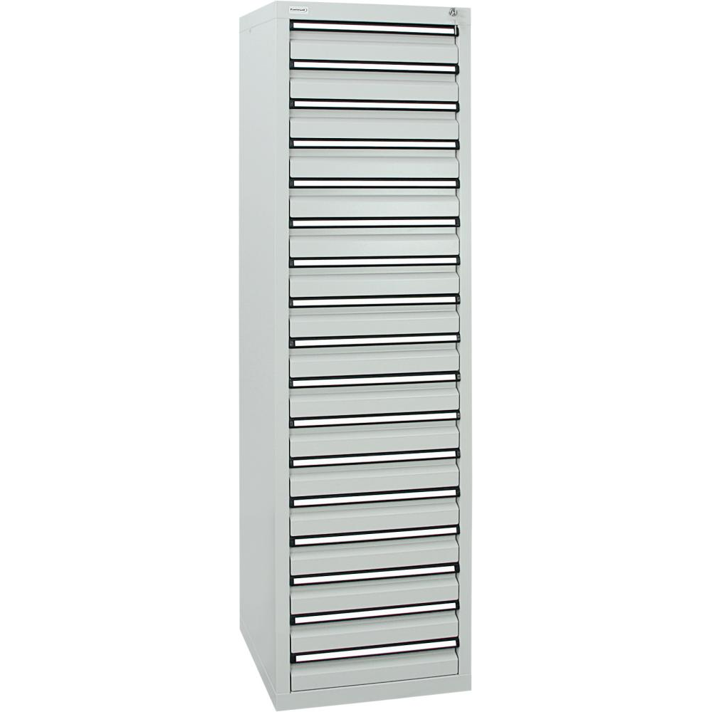 Шкаф формата Ш1800хГ500хВ500мм RAL 7035/7035 17 ящиков 35кг 3031 5059 Fplus