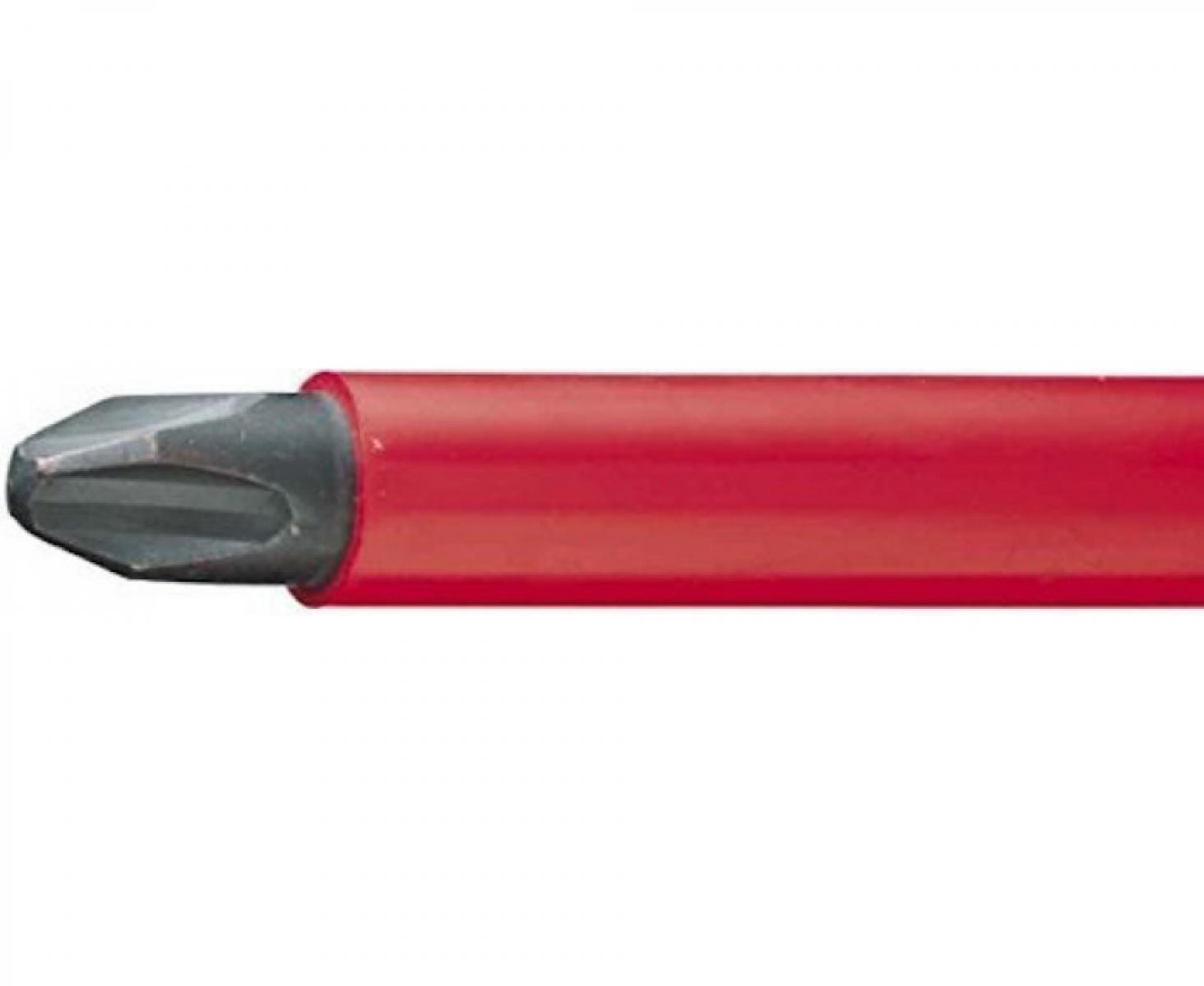 картинка Отвертка диэлектрическая VDE крестовая Phillips PH3х260 Cimco 117733 от магазина "Элит-инструмент"