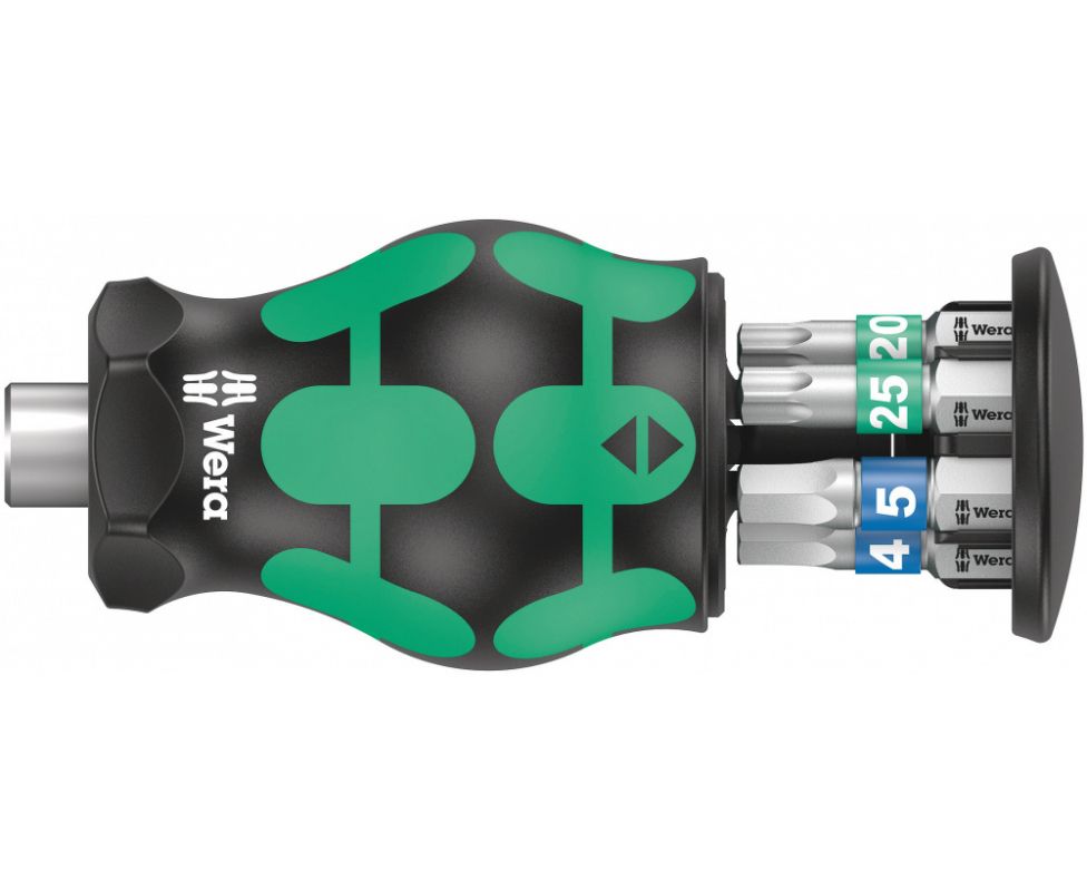 картинка Короткий битодержатель Wera Kraftform Kompakt Stubby Magazin 3 TX HEX WE-008875 от магазина "Элит-инструмент"