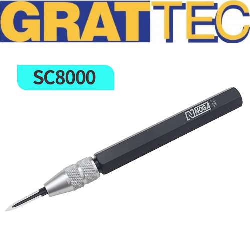 Слесарный шабер для обрезки, удаления заусенцев и шабрения GRATTEC SC8000GT