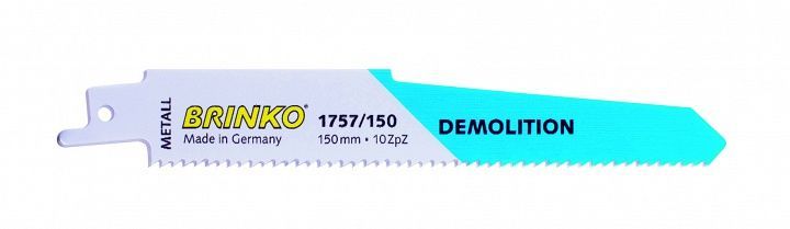 Полотно для сабельной пилы по металлу, DEMOLITION 150 мм