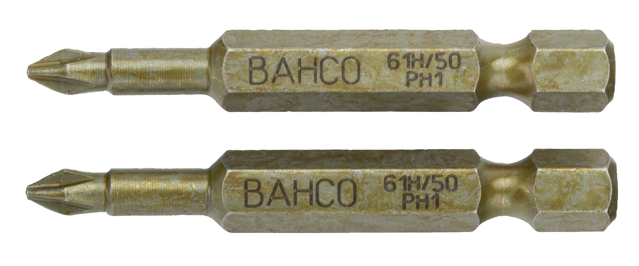 картинка Особо прочные торсионные биты для отверток Phillips, 50 мм BAHCO 61H/50PH1 от магазина "Элит-инструмент"