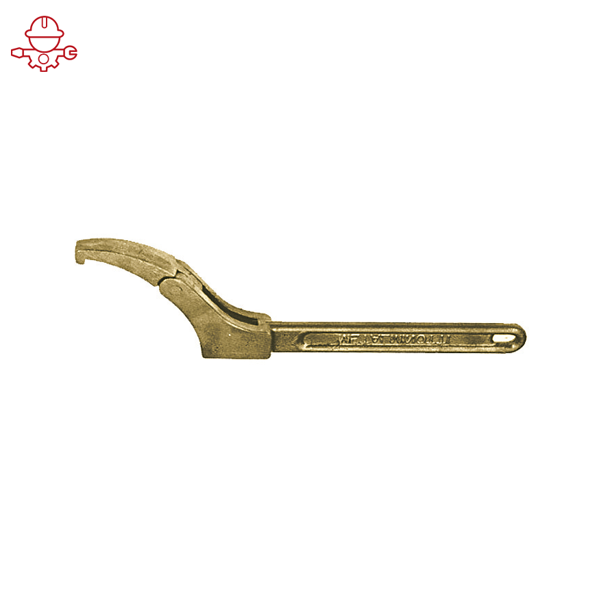 картинка Ключ радиусный регулируемый искробезопасный 38/100 мм, серия 063 MetalMinotti 063-3810 от магазина "Элит-инструмент"