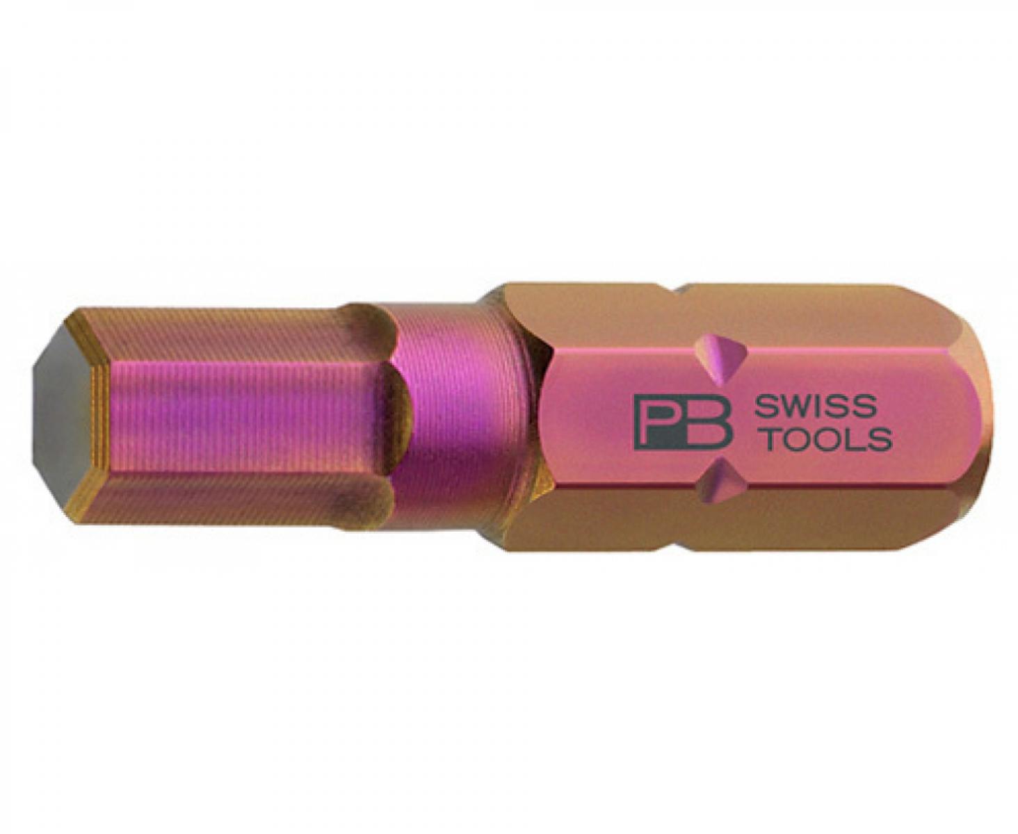 картинка Бита HEX PrecisionBits C6,3 дюймовая с внешним шестигранником 1/4" PB Swiss Tools PB C6.213Z-3/16 от магазина "Элит-инструмент"