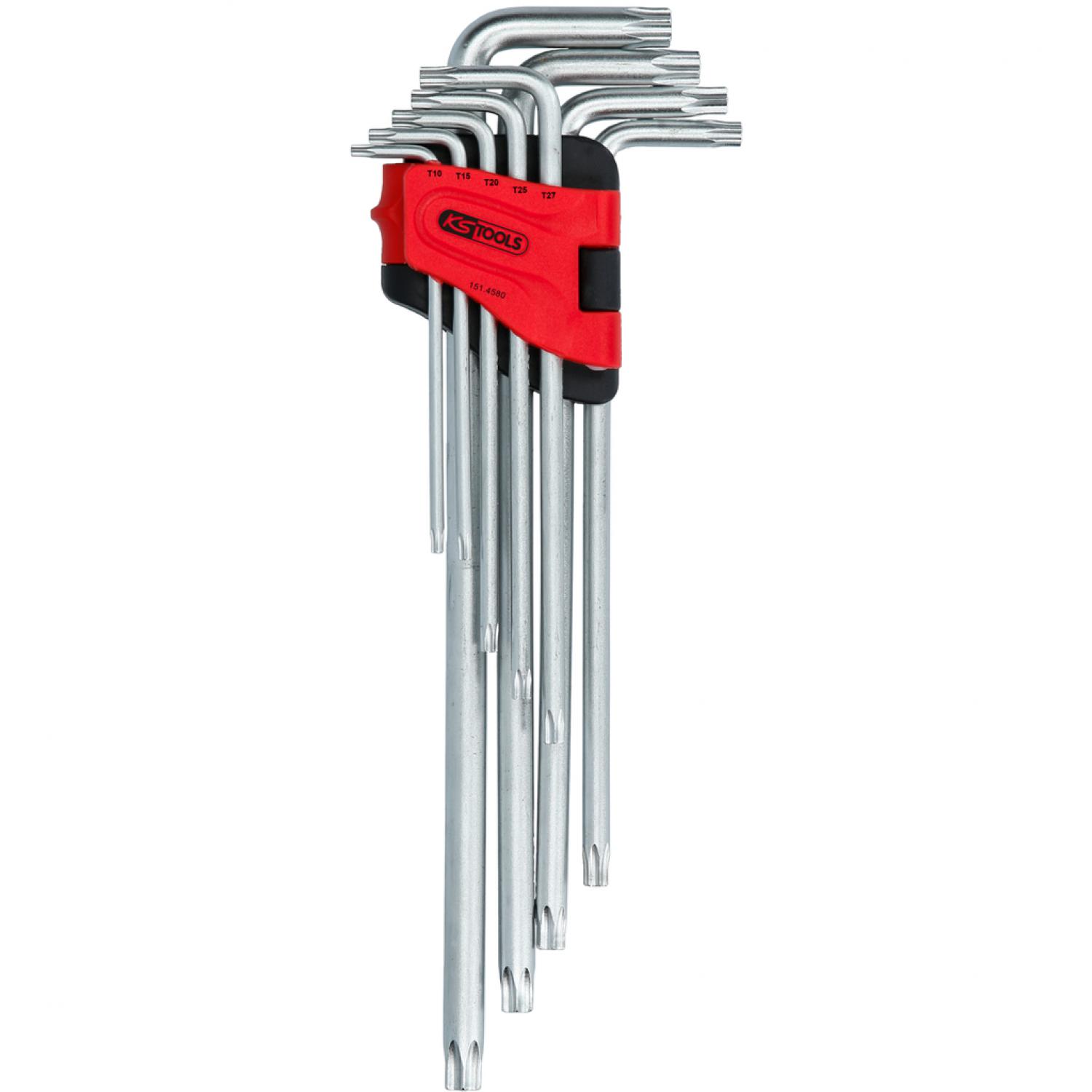 Набор укороченных угловых штифтовых гаечных ключей с отверстием, XL, 9 шт, TB10-TB50