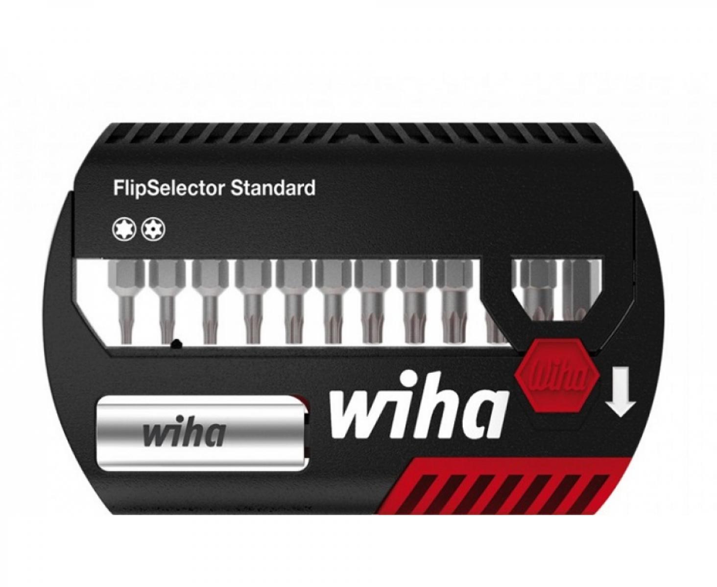 картинка Набор с битами TORX TR Wiha FlipSelector Standard SB 7947-505TR 39057, 13 предметов от магазина "Элит-инструмент"