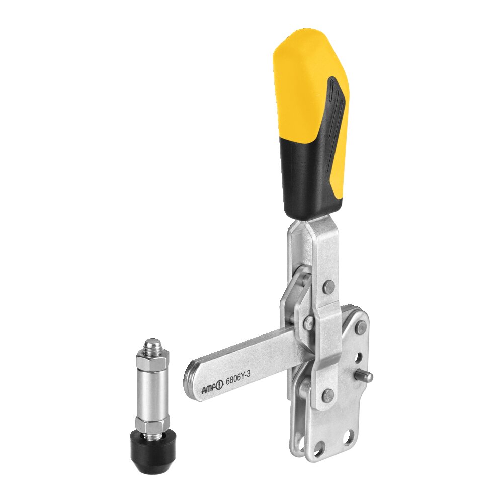 Вертикальный шарнирный зажим с желтой ручкой АМF 557033
