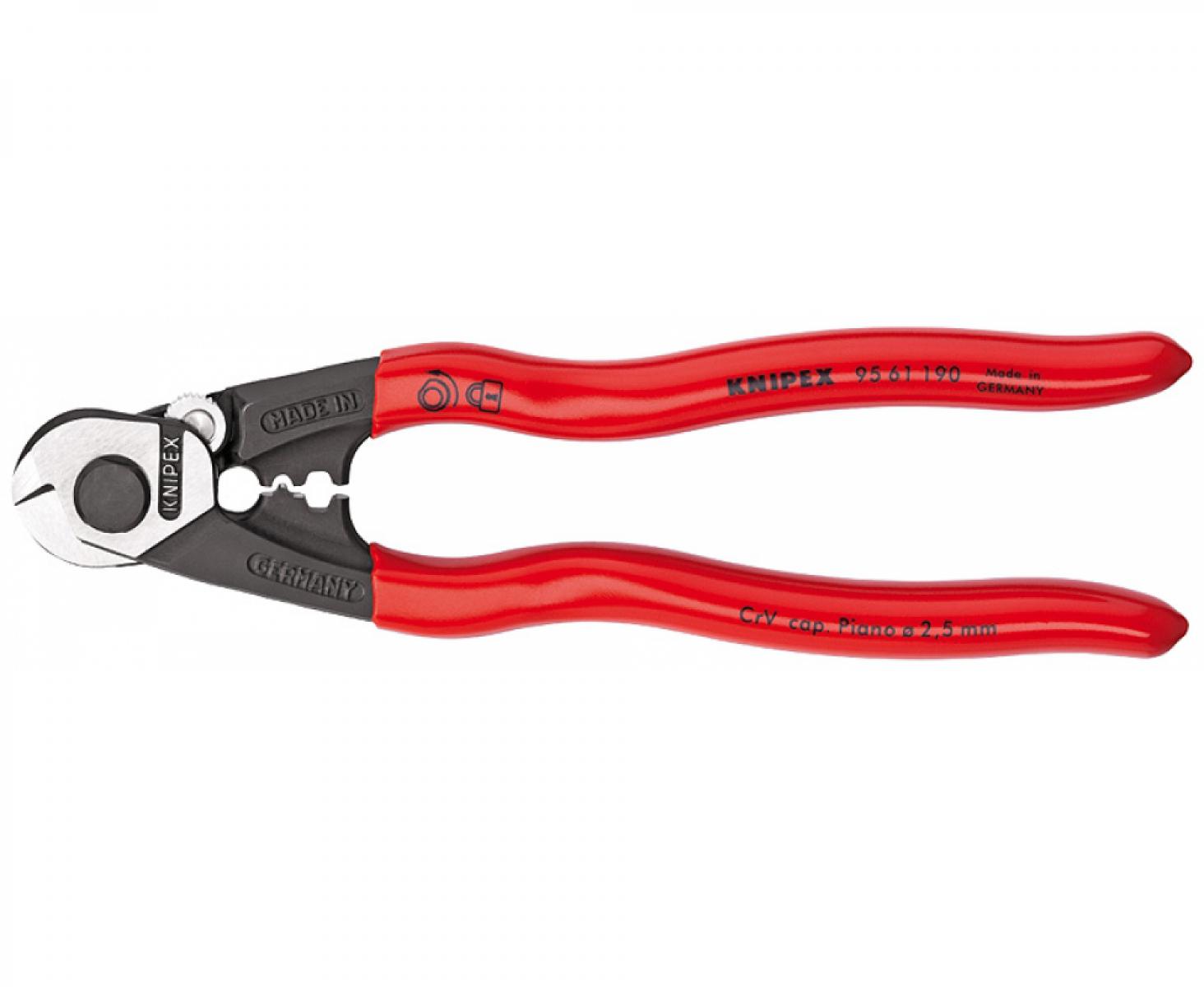 Ножницы для резки проволочных тросов кованые Knipex KN-9561190