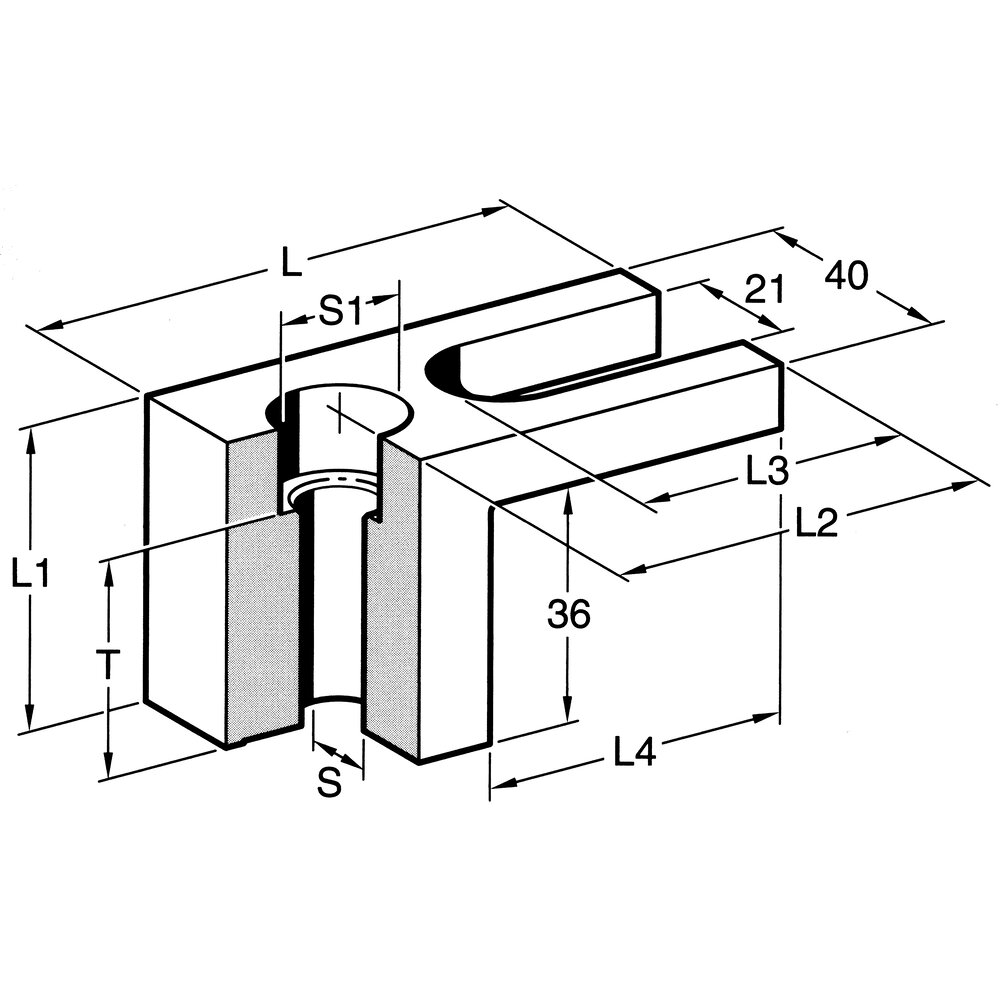 картинка Вилочный зажим АМF 300293 от магазина "Элит-инструмент"