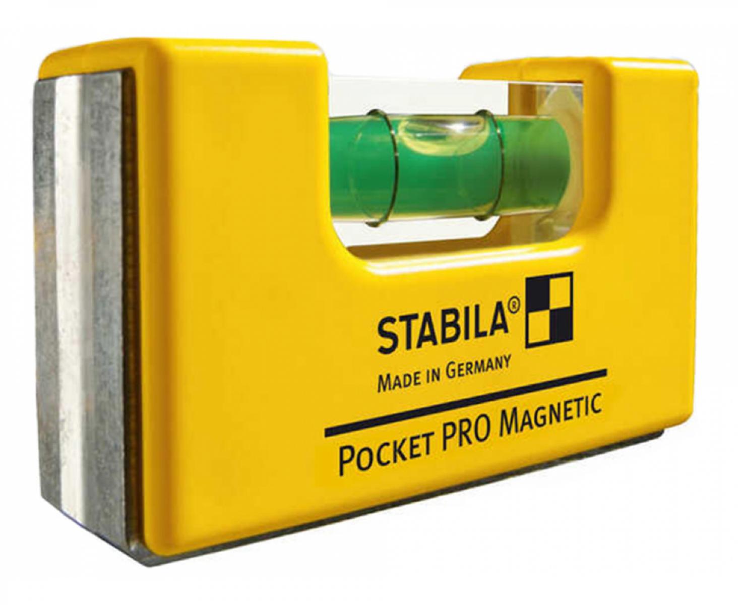 Уровень карманный тип Pocket Pro Magnetic Stabila 17768 7 см