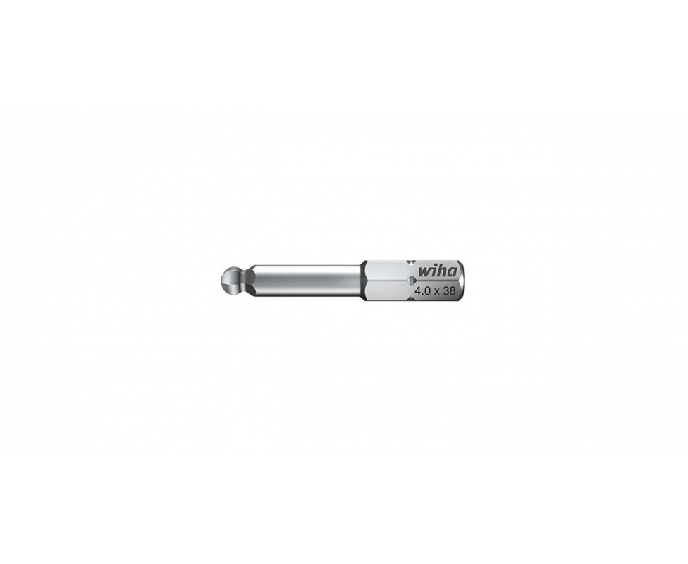 Бита Wiha Standard HEX ball end 7017 Z 01739 5 x 38 со сферической головкой