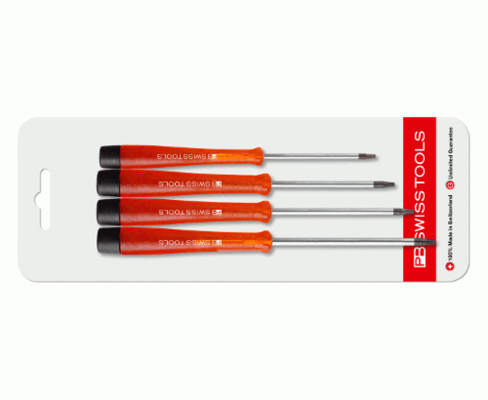 Набор прецизионных отверток TORX PB Swiss Tools PB 1627.CN 4 шт.