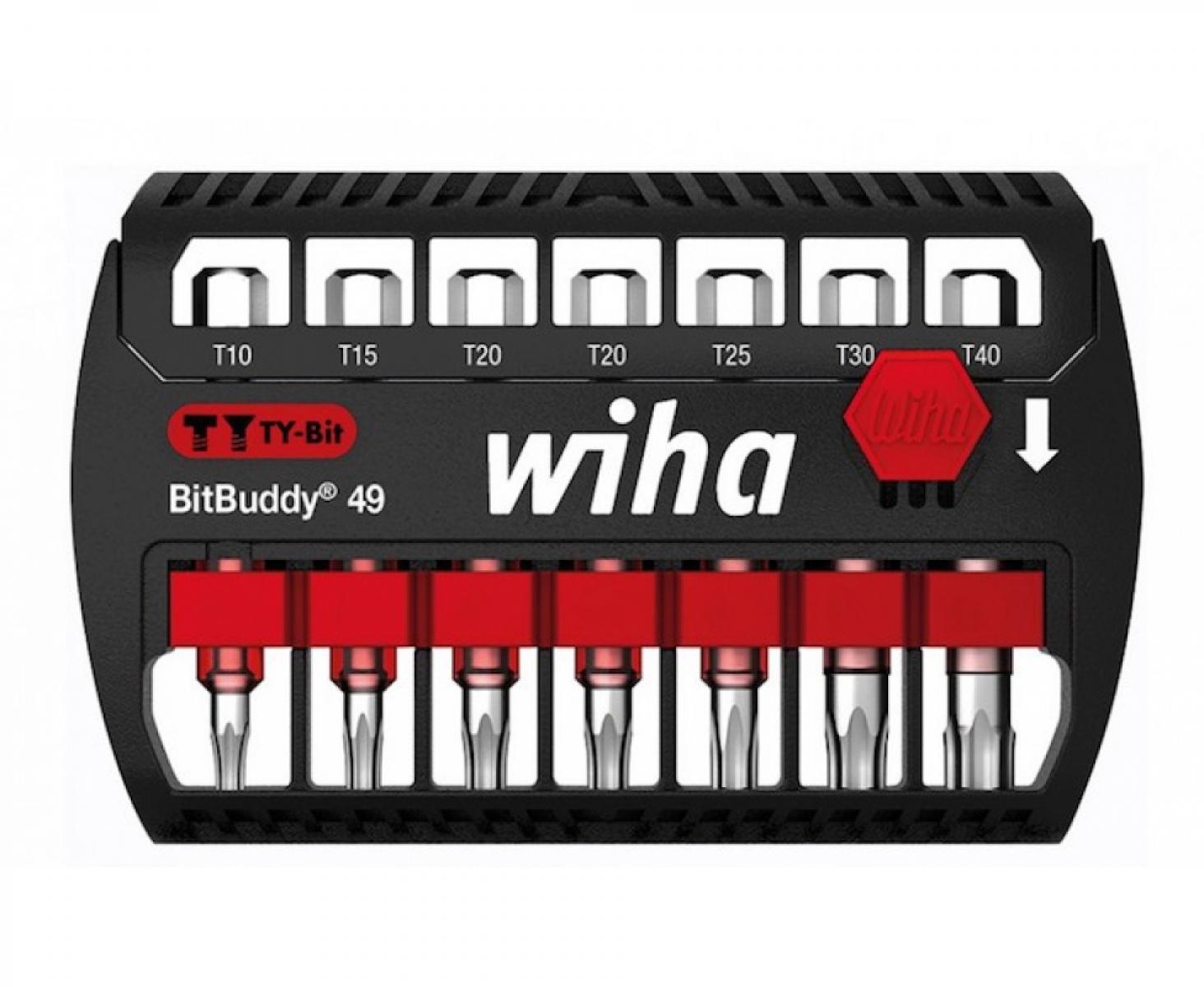 картинка Набор с битами TY-Bit TORX Wiha BitBuddy 49 SB 7946-TY505 42115, 7 предметов от магазина "Элит-инструмент"