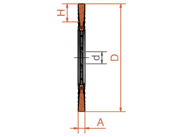 картинка Щётка для сварщиков, стальная нержавеющая проволока диаметр 115 мм ширина 6 мм  W 5/8 x 11 NC от магазина "Элит-инструмент"