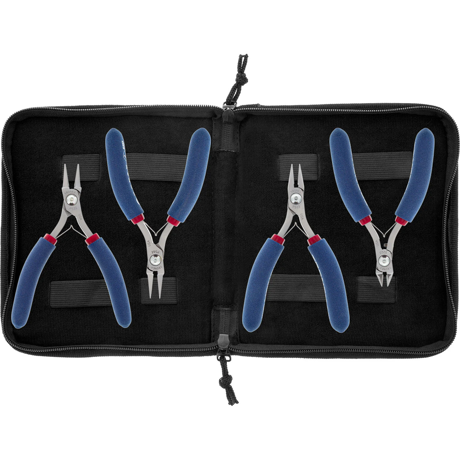 Набор плоскогубцев и резцов общего назначения Tronex, Короткая губка в футляре (Стандартные ручки) TX5KIT-S