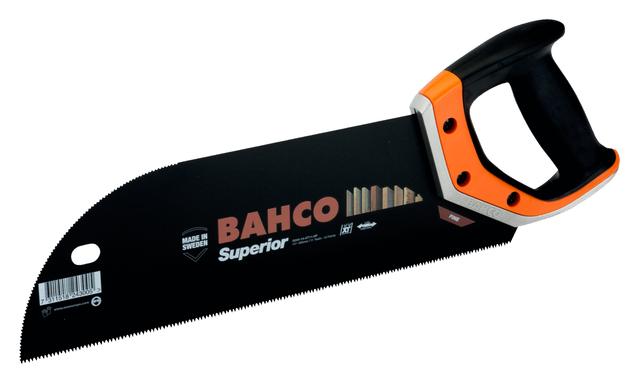 Ножовка фанеропильная с рукояткой ERGO™ BAHCO 3240-14-XT11-HP
