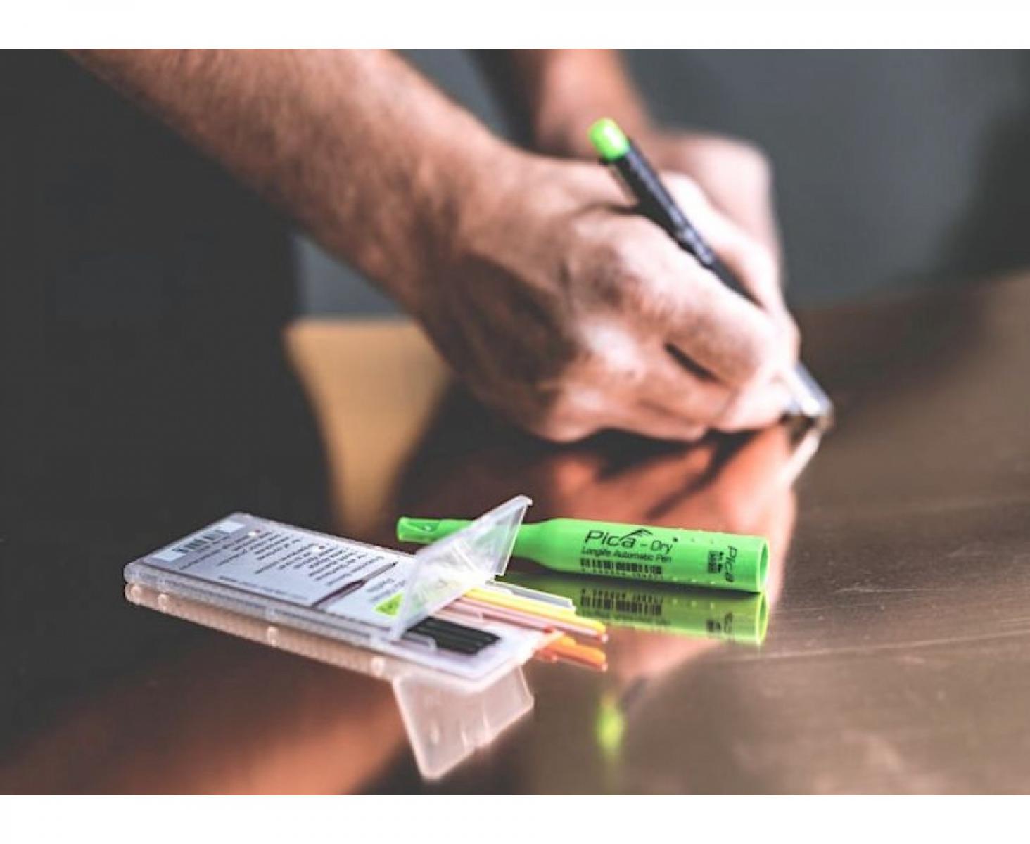 картинка Грифели для карандаша Pica-Dry красные Pica 4031 10 пр. от магазина "Элит-инструмент"