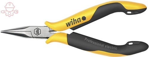Плоскокруглогубцы Wiha Professional ESD Z 36 0 04 27905 145мм прямая форма головки