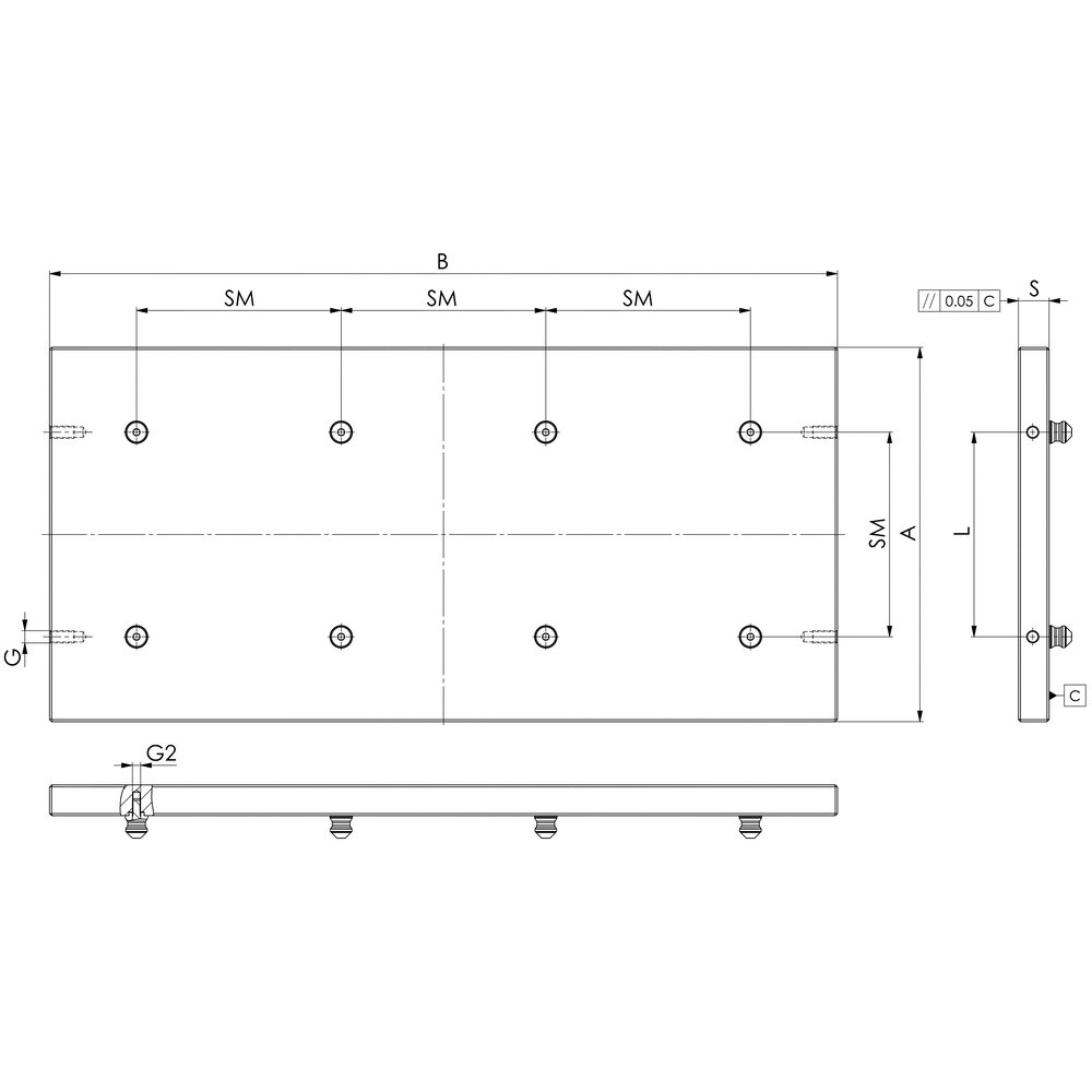 картинка Крепежная пластина АМF 429324 от магазина "Элит-инструмент"