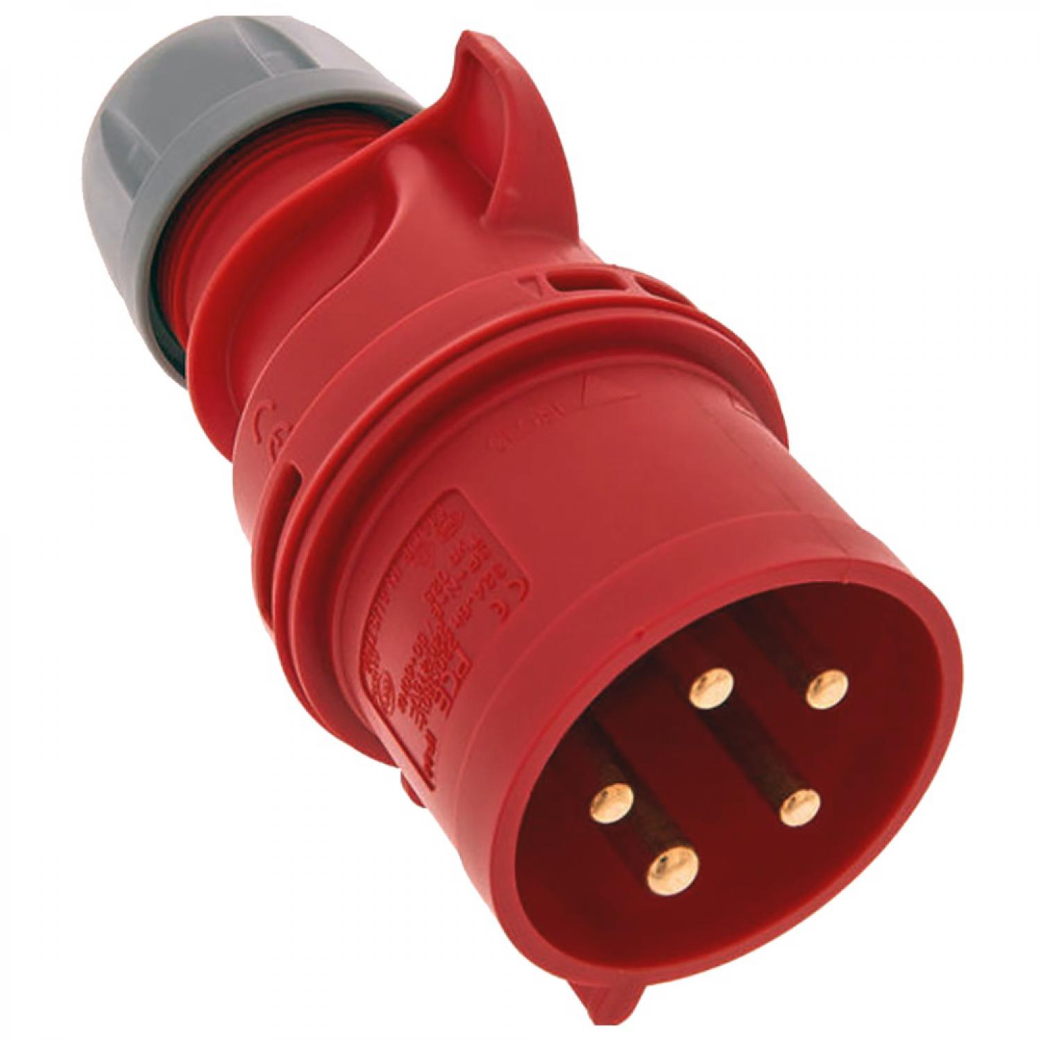 картинка Вилка кабельная CEE 32A 5Pin 400V от магазина "Элит-инструмент"