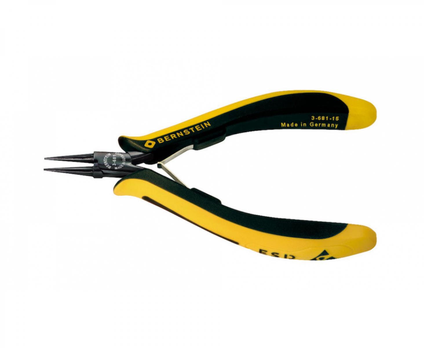 картинка Круглогубцы тонкие прецизионные EUROline антистатические Bernstein BS-3-681-15 от магазина "Элит-инструмент"