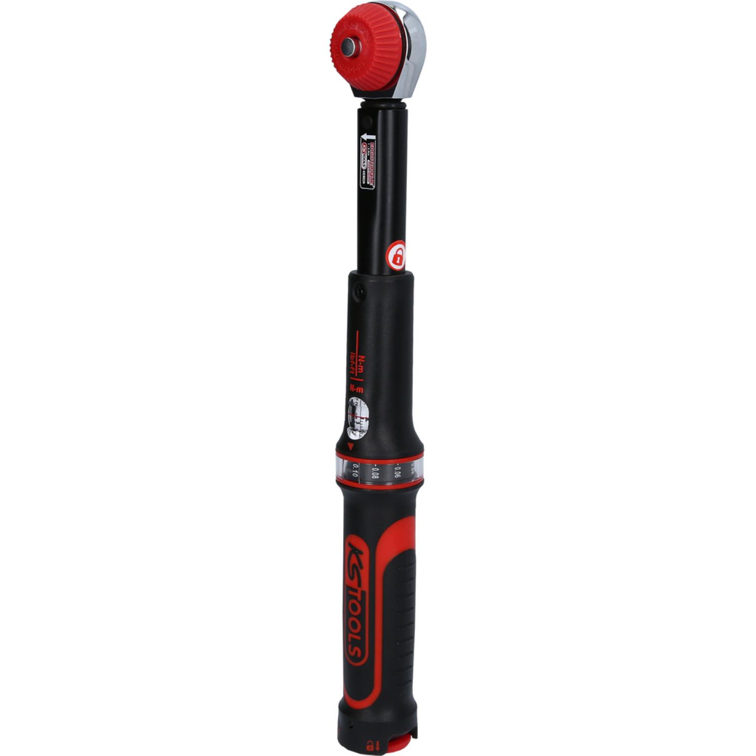 картинка Динамометрический ключ ERGOTORQUE®precision 1/4'' с трещоткой и поворотной ручкой, 1-5 Нм KSTools-516.1402 от магазина "Элит-инструмент"