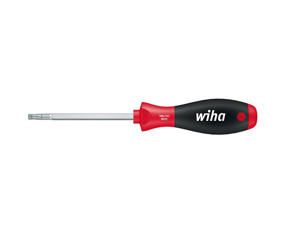 Отвертка Wiha SoftFinish TORX 362BE 32251 T10 x 60 со сферической головкой