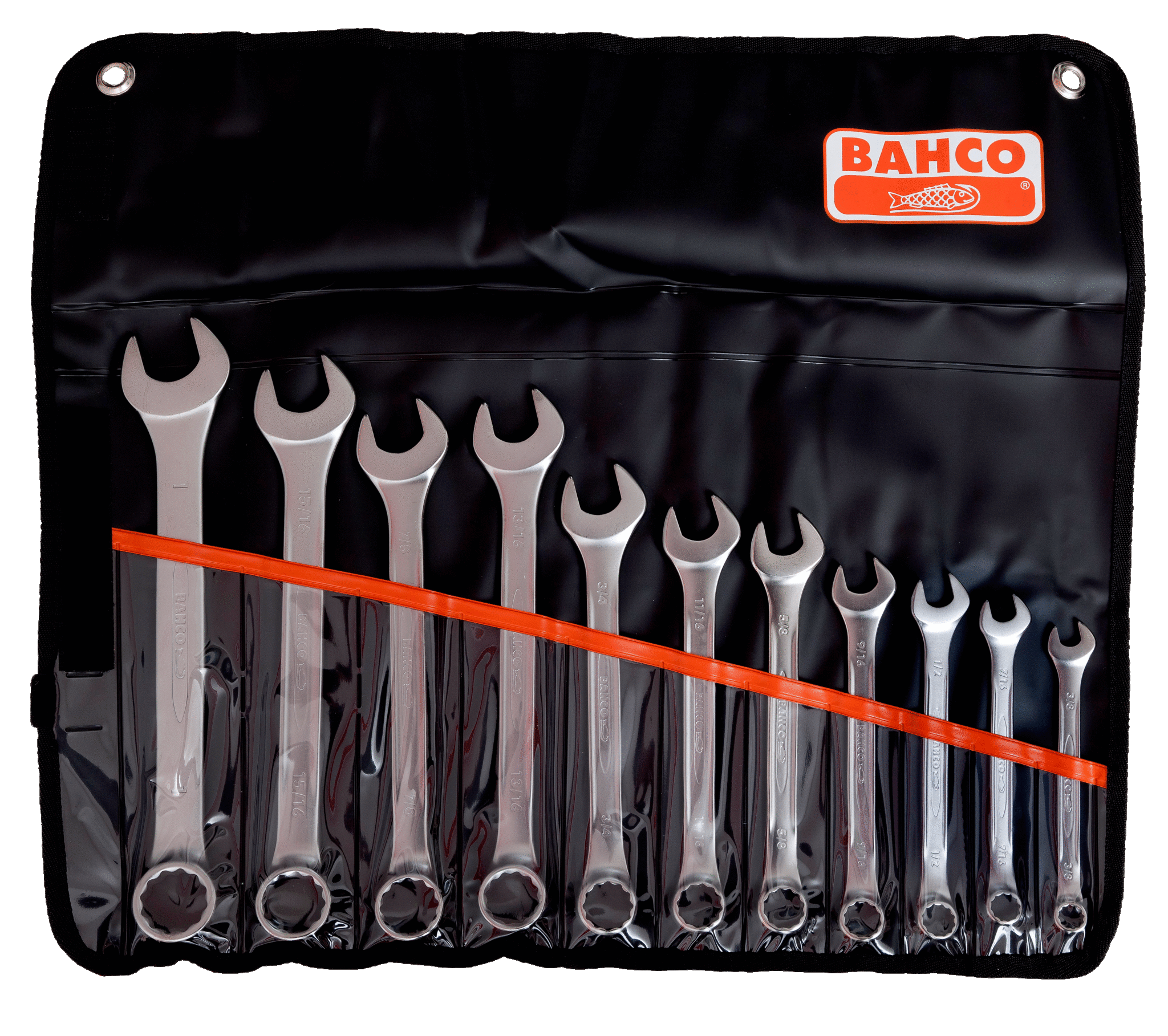 картинка Набор комбинированных ключей, дюймовые размеры BAHCO 111Z/11T от магазина "Элит-инструмент"