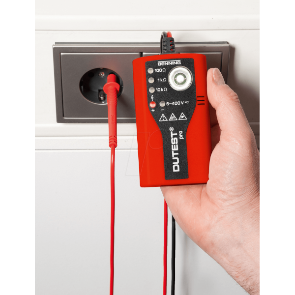 картинка BENNING DUTEST pro - Тестер напряжения (050156), CAT III 300 В/ 5575 0010 Fplus от магазина "Элит-инструмент"