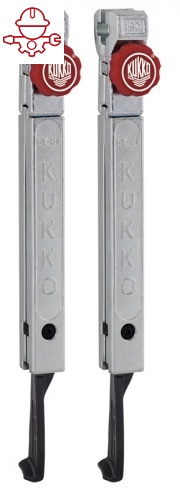 2 особо узких захвата с быстрой регулировкой (комплект) Kukko 1-255-P
