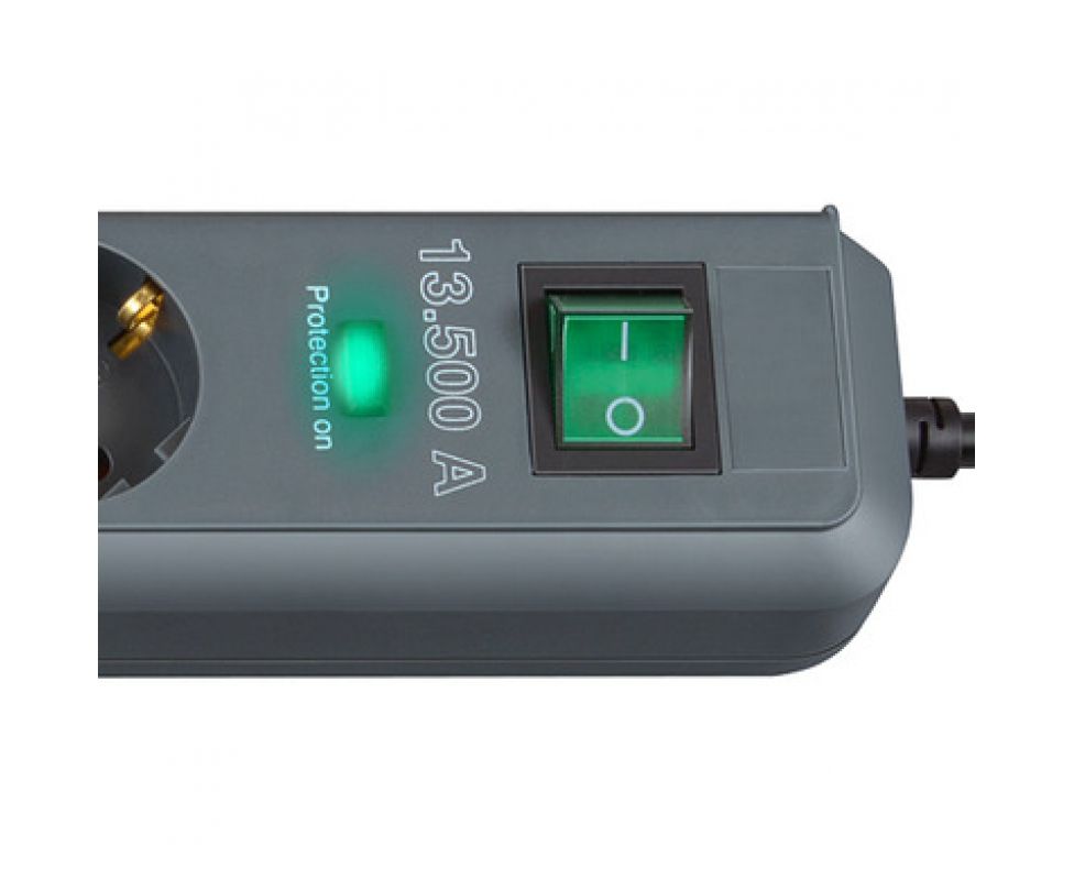 картинка Сетевой фильтр 5 м 13,500 А Brennenstuhl Eco-Line H05VV-F 3G1.5 1159710515 от магазина "Элит-инструмент"