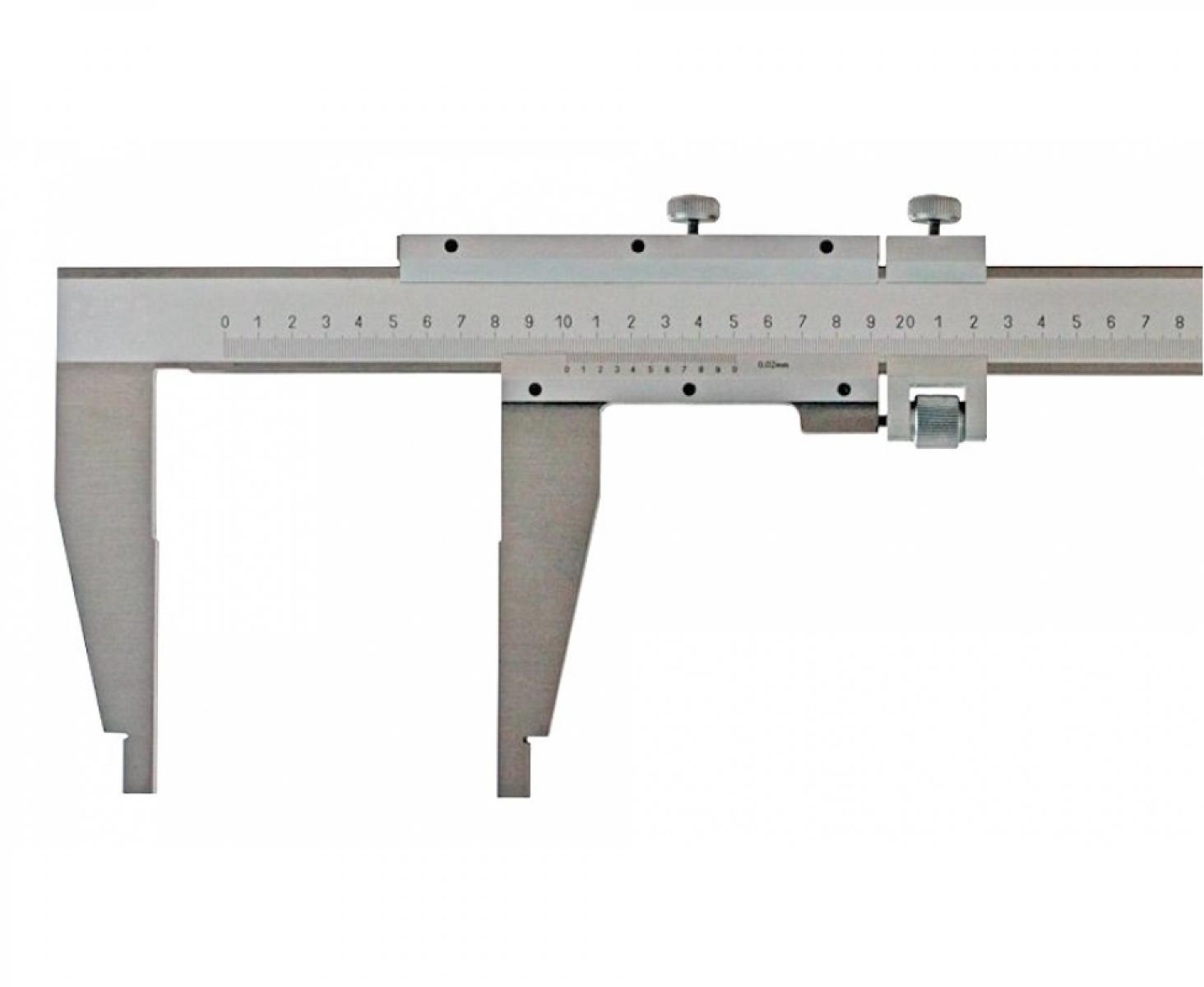 Штангенциркуль верньерный цеховой односторонний 0-1000 мм Schut 909.619