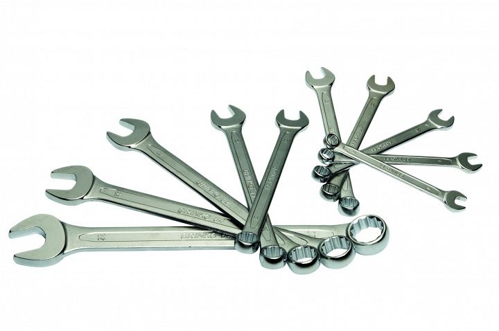 Набор рожковых накидных ключей 6-19 мм, 8 шт