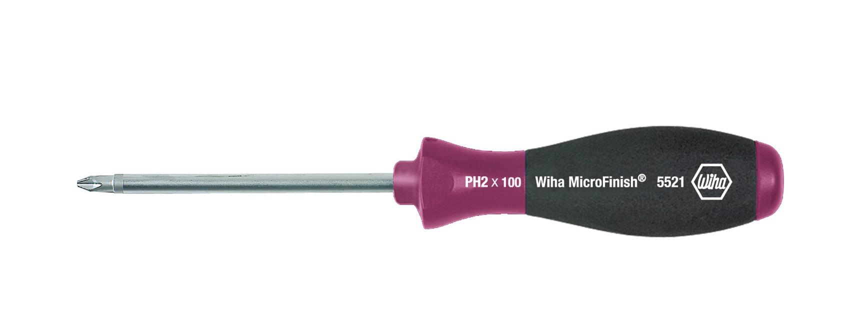 Отвертка Phillips MicroFinish® 5521 WIHA 29141