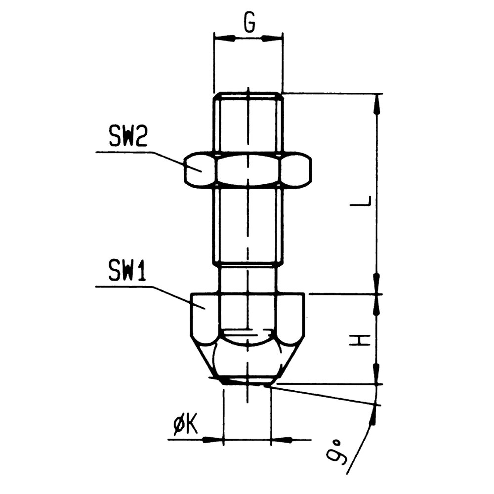 картинка Установочный винт АМF 87858 от магазина "Элит-инструмент"