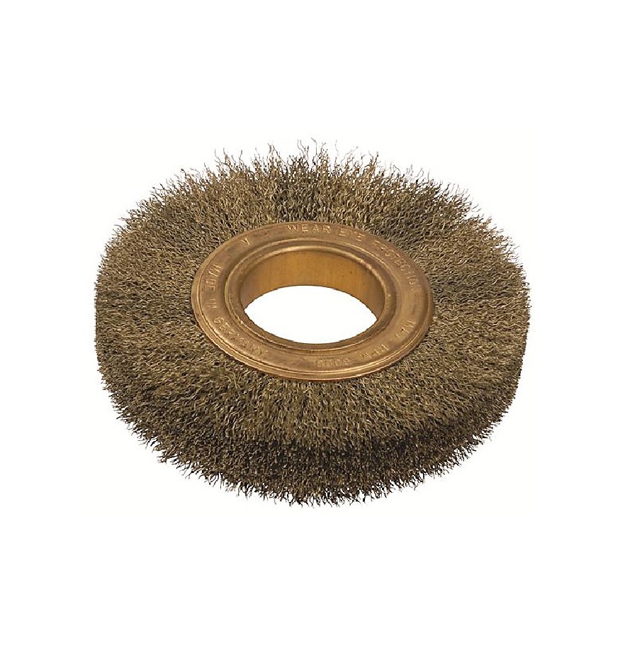 картинка Щетка шлифовальная круглая искробезопасная 150 мм, серия 096 MetalMinotti 096-0150 от магазина "Элит-инструмент"