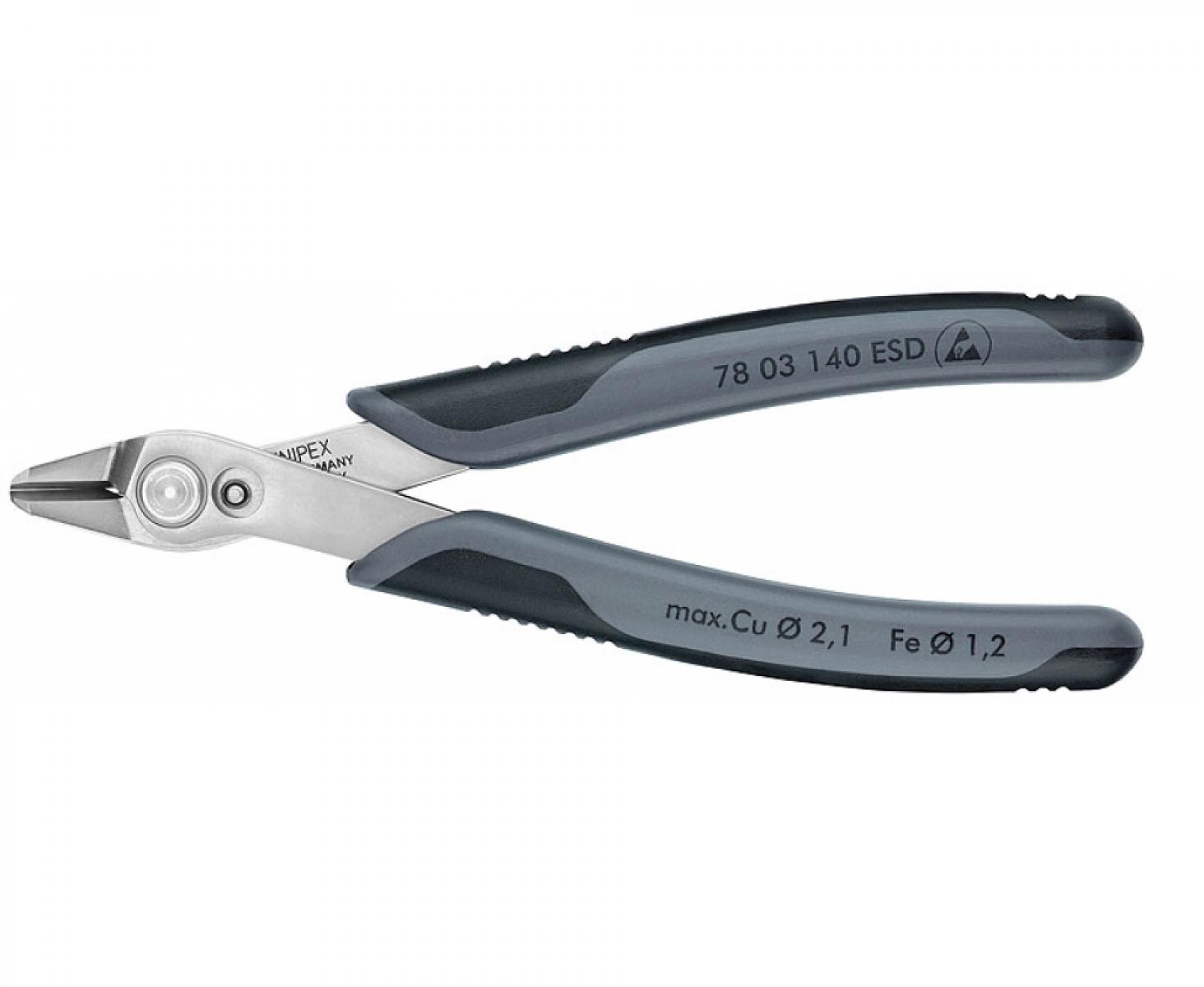 Кусачки прецизионные Electronic Super Knips ESD XL Knipex KN-7803140ESD