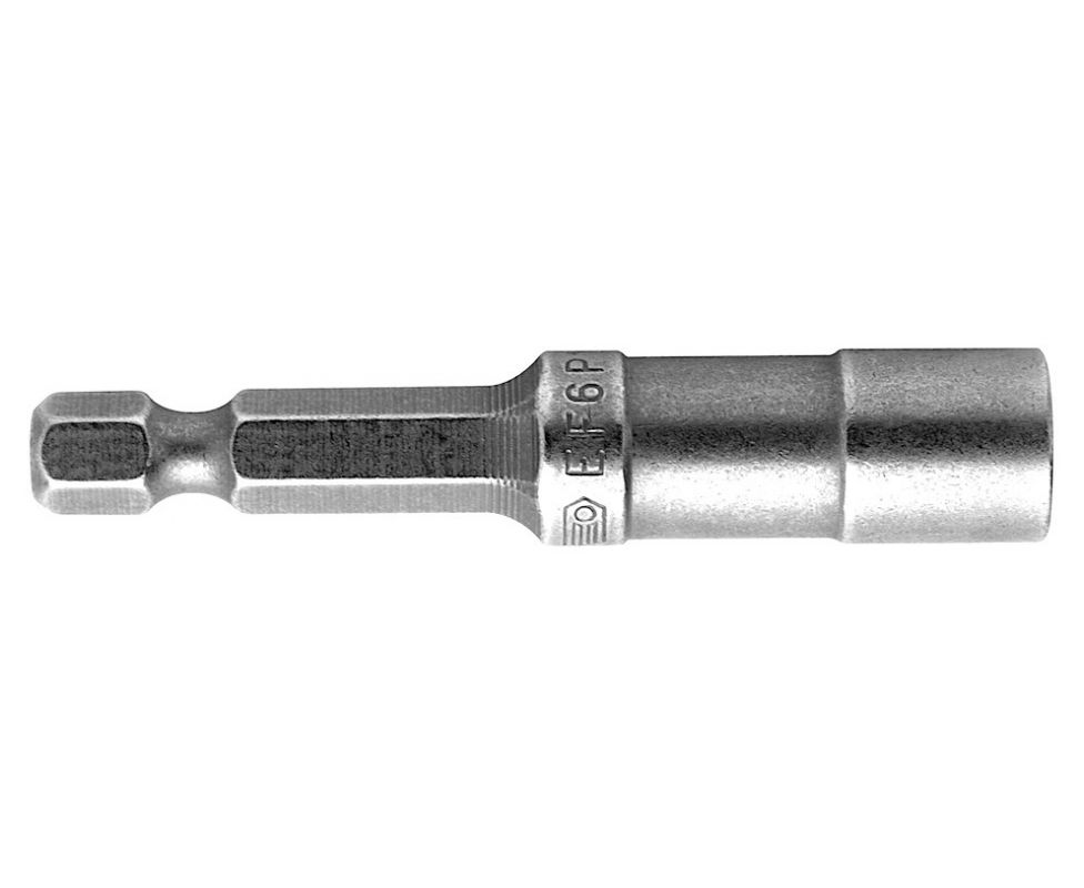 Битодержатель 1/4" х 57 с коротким кольцом Facom EF.6P1