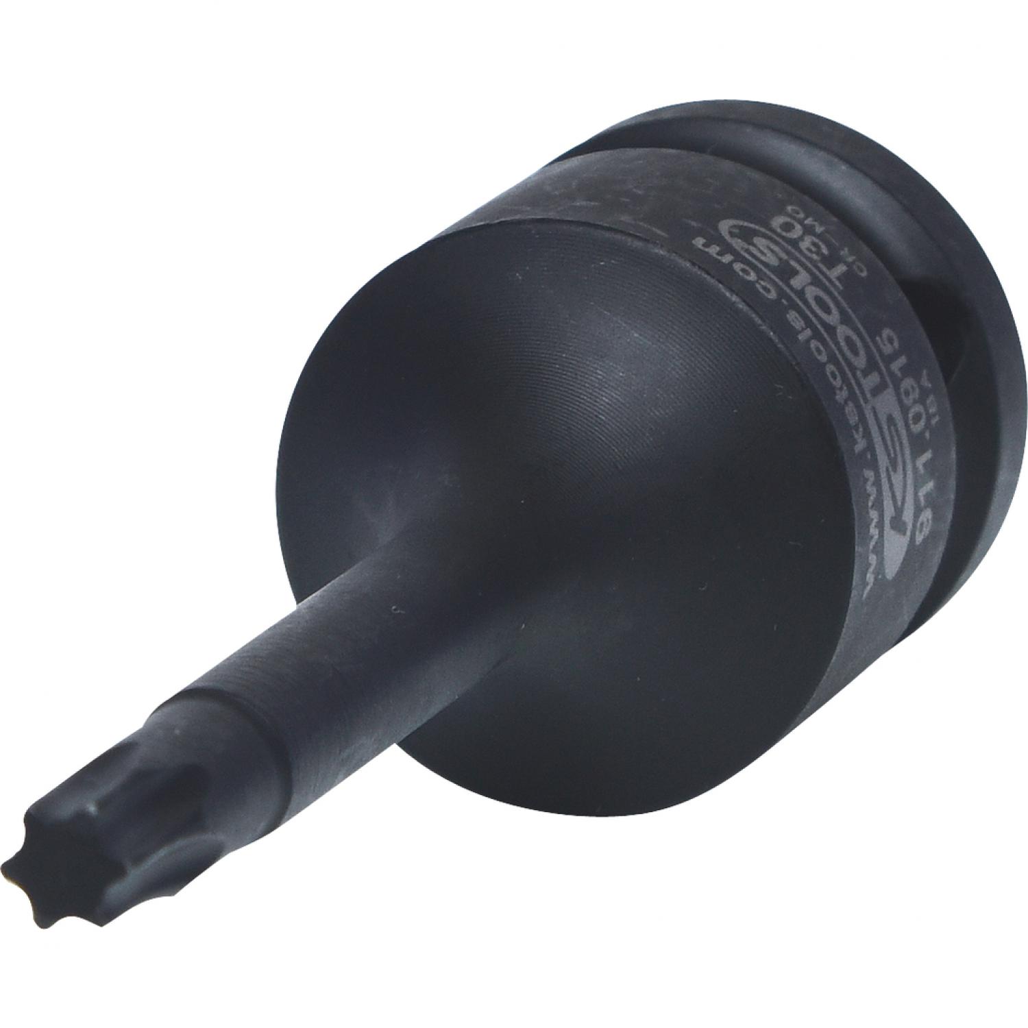 Силовая торцовая головка с битом 1/2" с профилем Torx, длинная, T30 подвеска