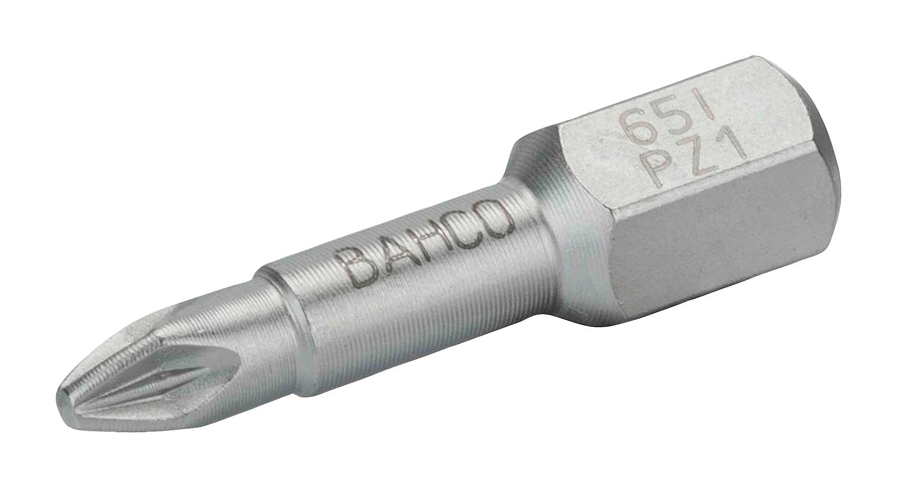 Торцевые биты из нержавеющей стали Pozidriv - 25 мм BAHCO 65I/PZ2