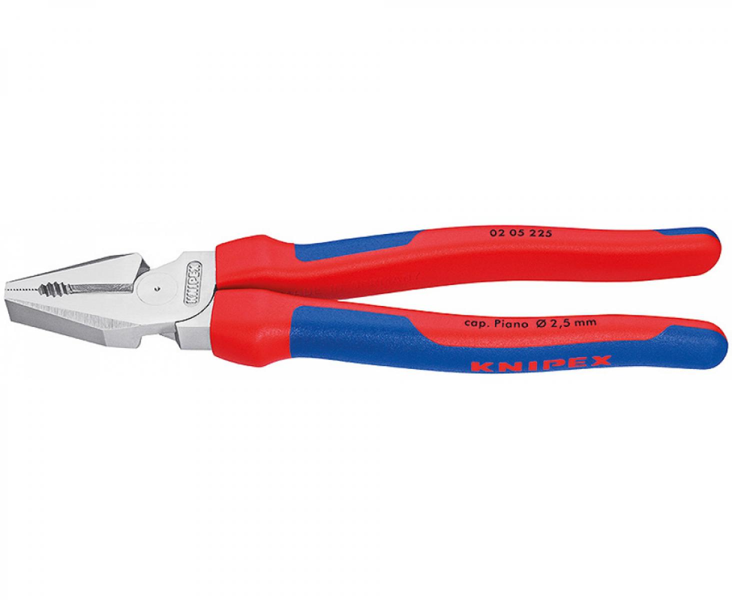 картинка Плоскогубцы комбинированные особой мощности VDE Knipex KN-0205225 от магазина "Элит-инструмент"