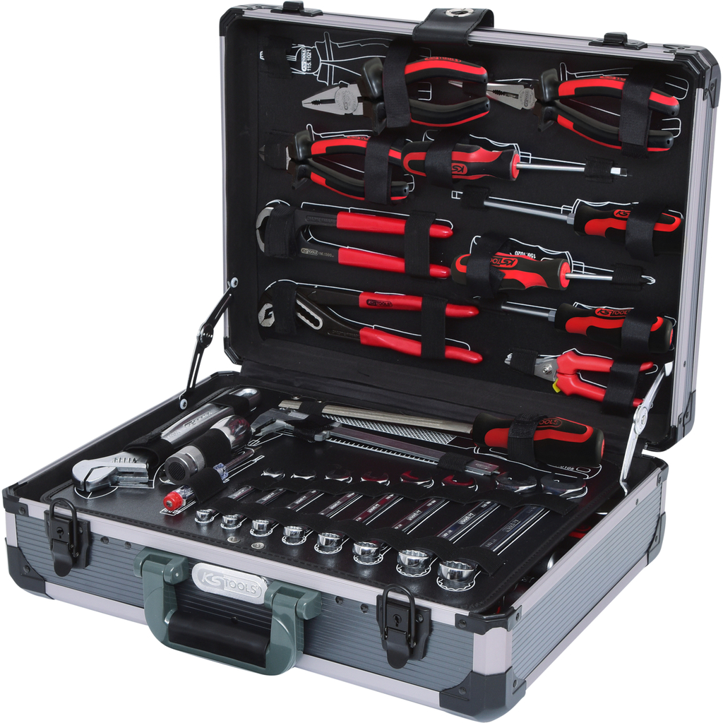 картинка Комплект инструментов 1/4"+1/2", 127 шт. KSTOOLS 911.0727 от магазина "Элит-инструмент"