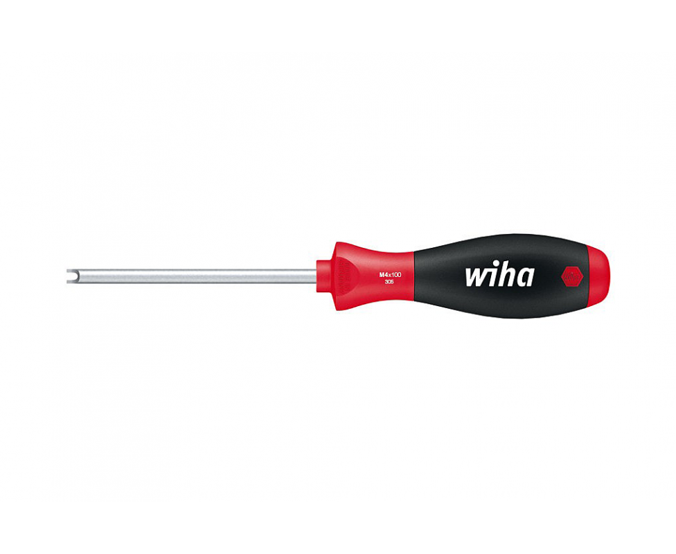 Отвертка Wiha SoftFinish Slotted nut 305 32361 M2,6 x 90 для шлицевых гаек