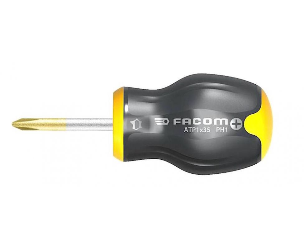 картинка Отвертка Protwist карбюраторная крестовая Phillips PH1х35 мм Facom ATP1X35 от магазина "Элит-инструмент"