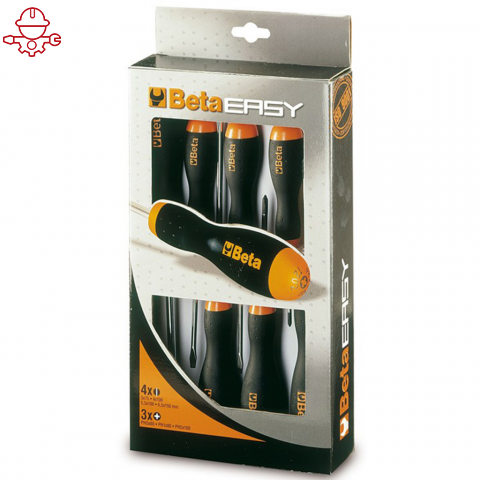 Набор отвёрток Beta Tools® 012030007 - BetaEasy™ 1203-Series 7-Pc Screwdriver Set