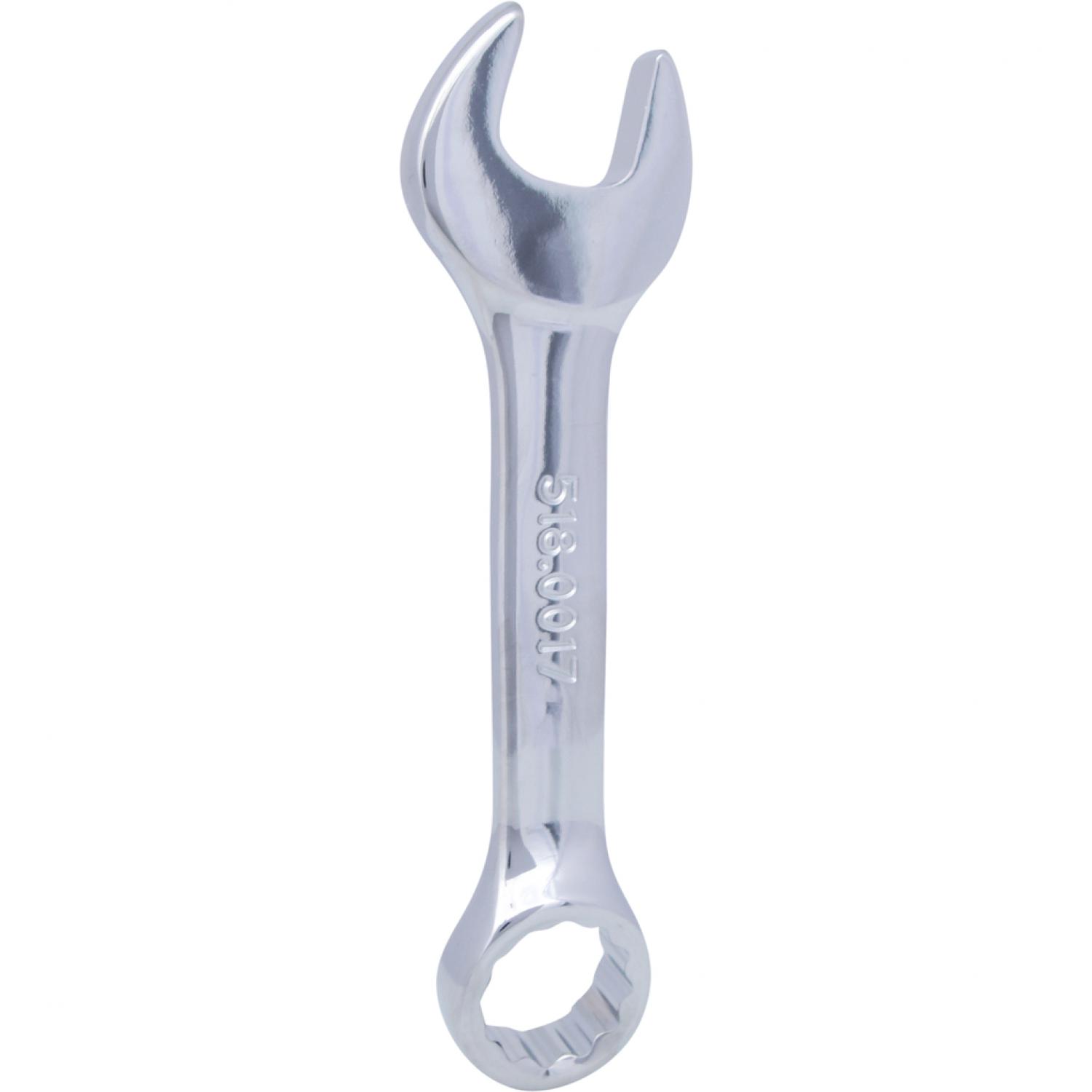 картинка Комбинированный ключ CHROMEplus, короткий, 17 мм подвеска от магазина "Элит-инструмент"