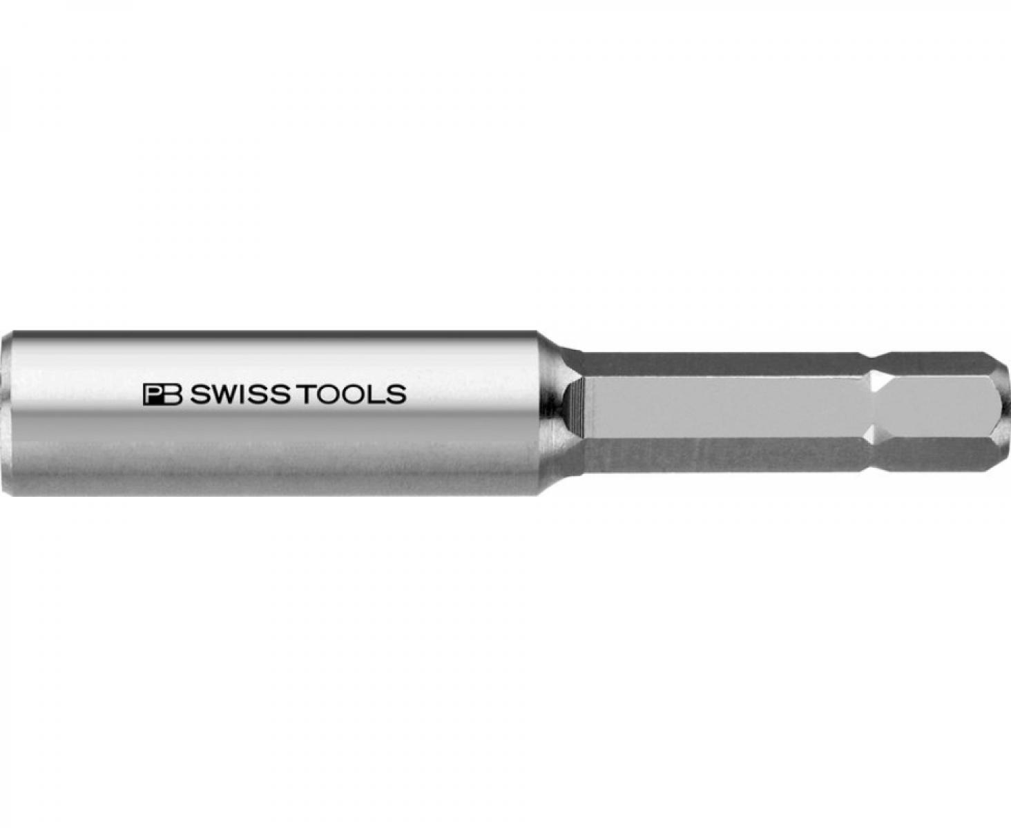 картинка Универсальный держатель бит C6,3 1/4" с магнитом PB Swiss Tools PB 451.M от магазина "Элит-инструмент"