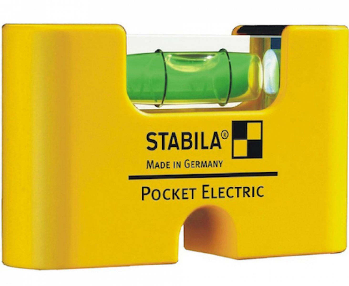 картинка Уровень карманный тип Pocket Electric Stabila 17775 6,7 см от магазина "Элит-инструмент"