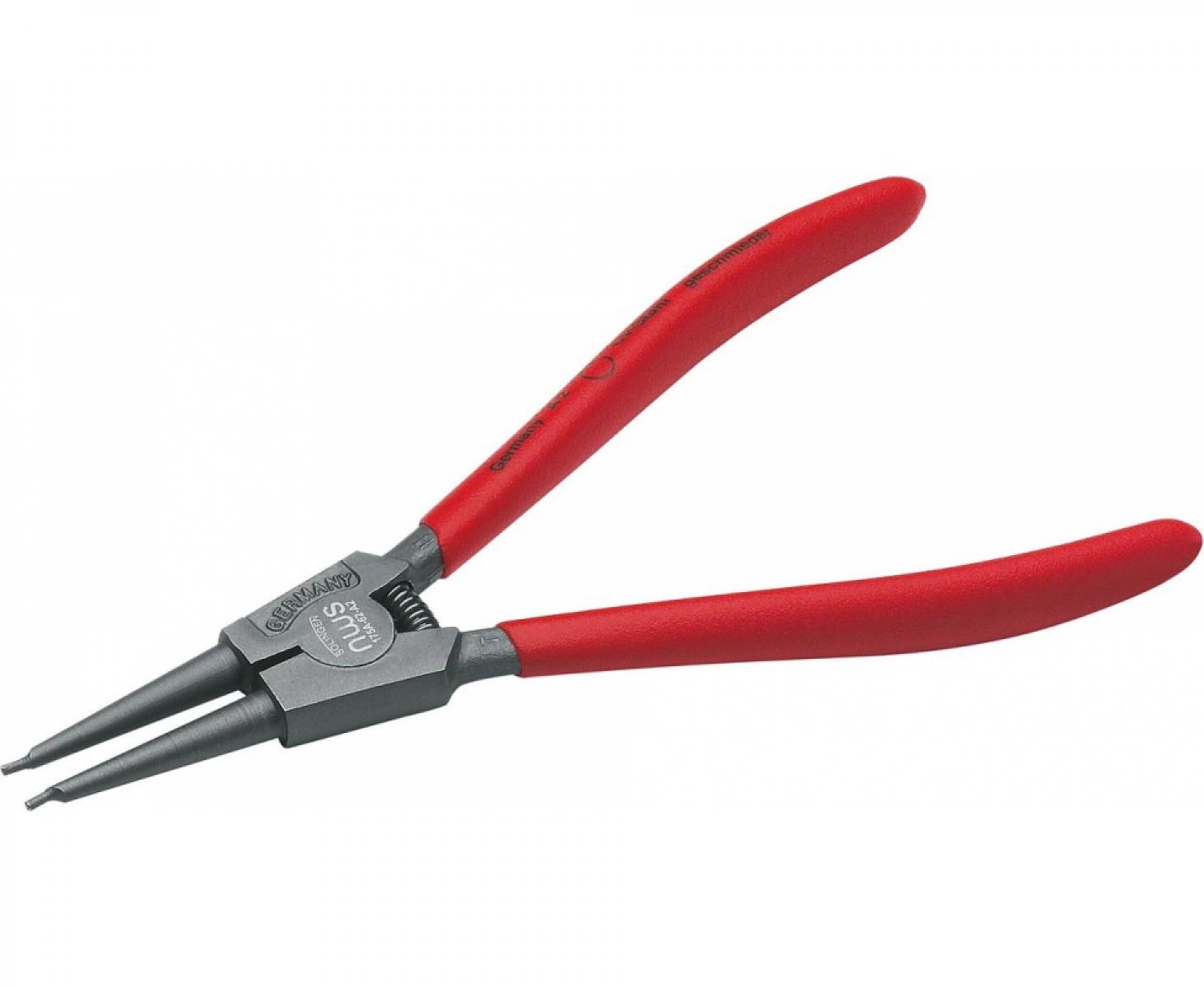 картинка Съемник для внешних стопорных колец 19-60 мм NWS 175-62-A2 с прямыми губками от магазина "Элит-инструмент"